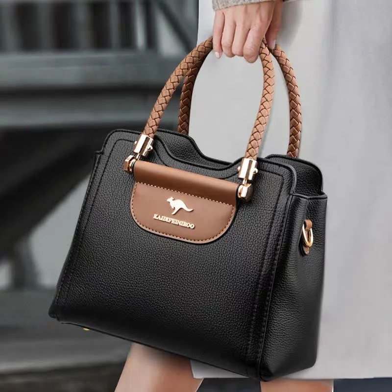 Imported women's leather handbag Imported Women's Leather Handbag