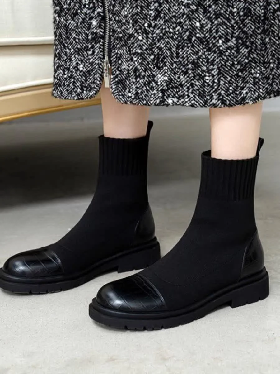 Women's leather boot Women's leather boot