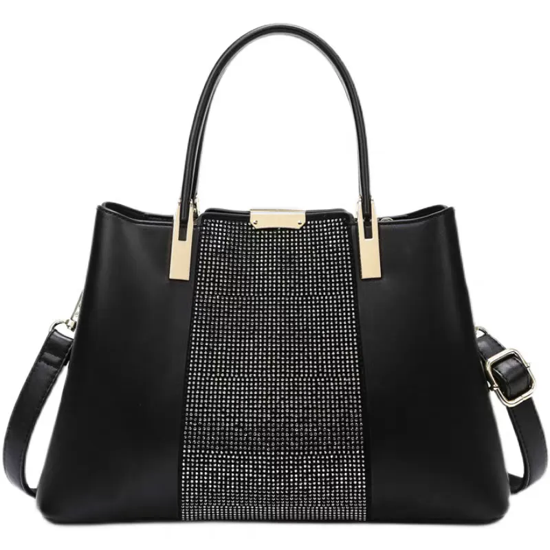 Price of a stylish women's black leather bag Price of a stylish women's black leather handbag