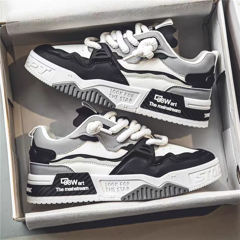 Imported men's black sports sneakers Imported men's black sports sneakers