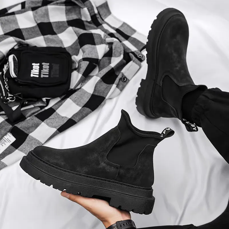 Original men's black leather boots for purchase Original men's black leather boots for purchase