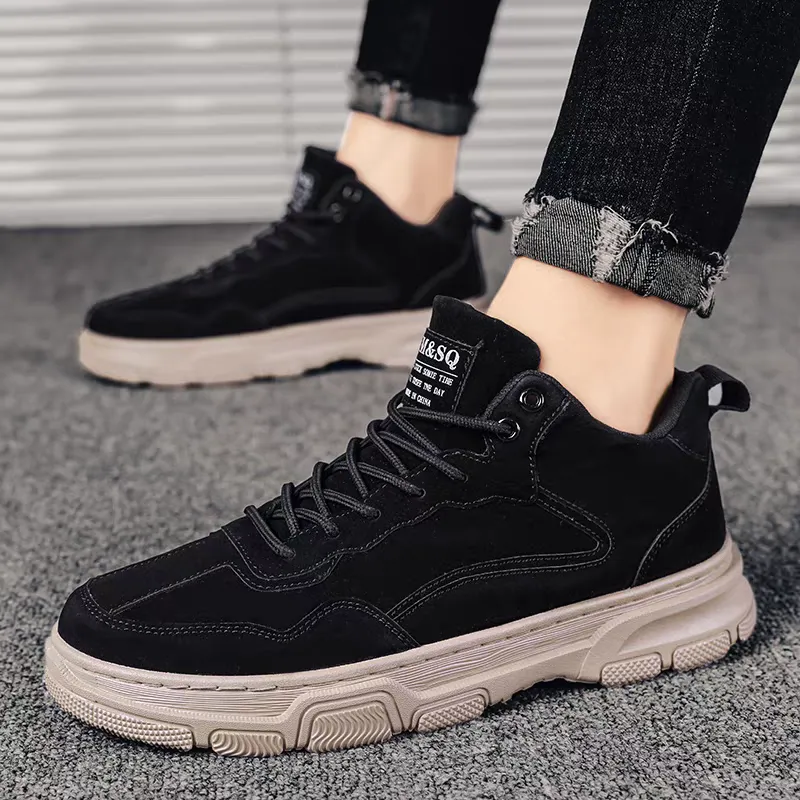 Imported men's black sneakers Imported men's black sneakers