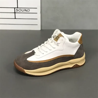 Men's white sporty sneakers purchase