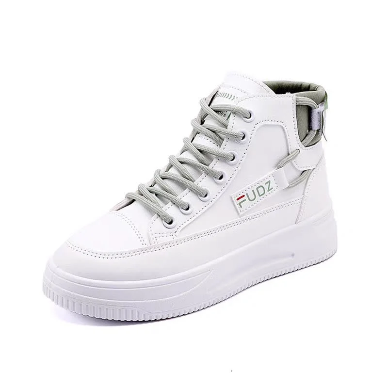 Stylish White Women's Strap Sneakers Stylish white women's strappy sneakers