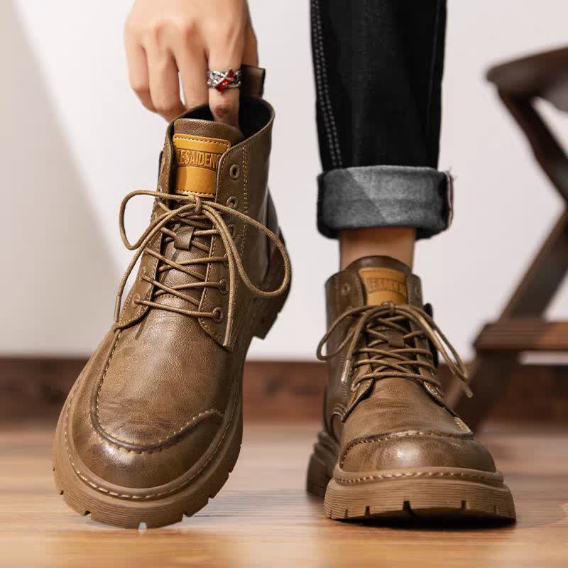 Stylish men's brown ankle boots Stylish men's brown ankle boots