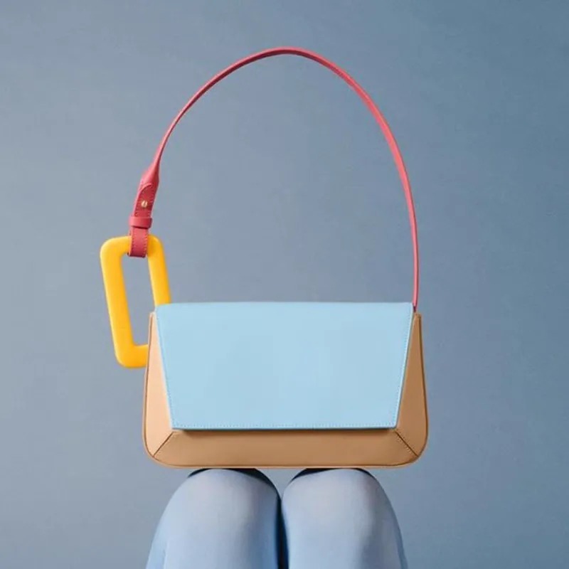 Original blue women's shoulder bag for sale Original blue women's shoulder bag purchase