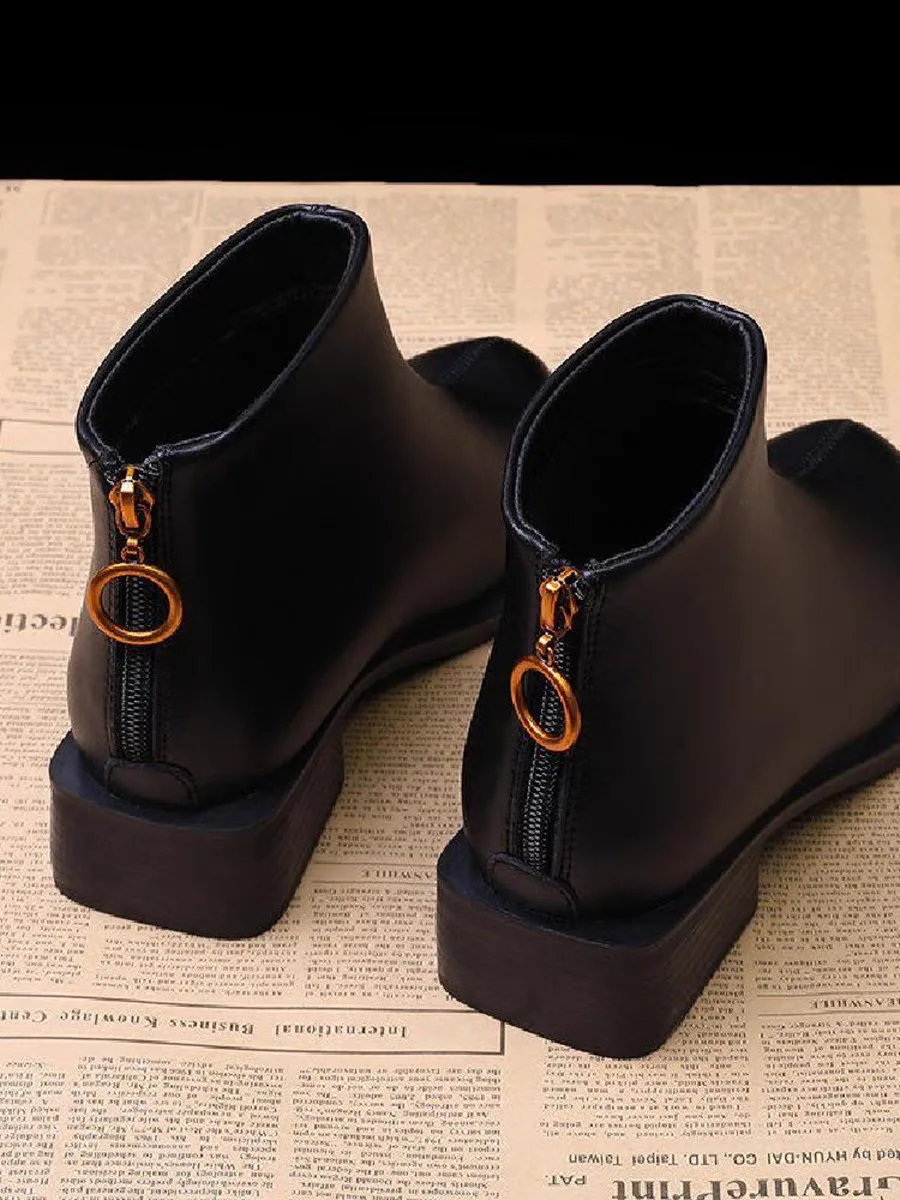 Purchase of genuine black women's ankle boots Original black women's ankle boots for sale