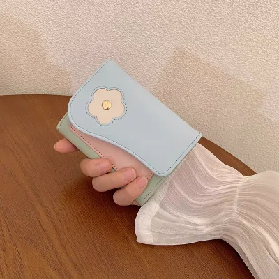 Unique blue women's wallet model