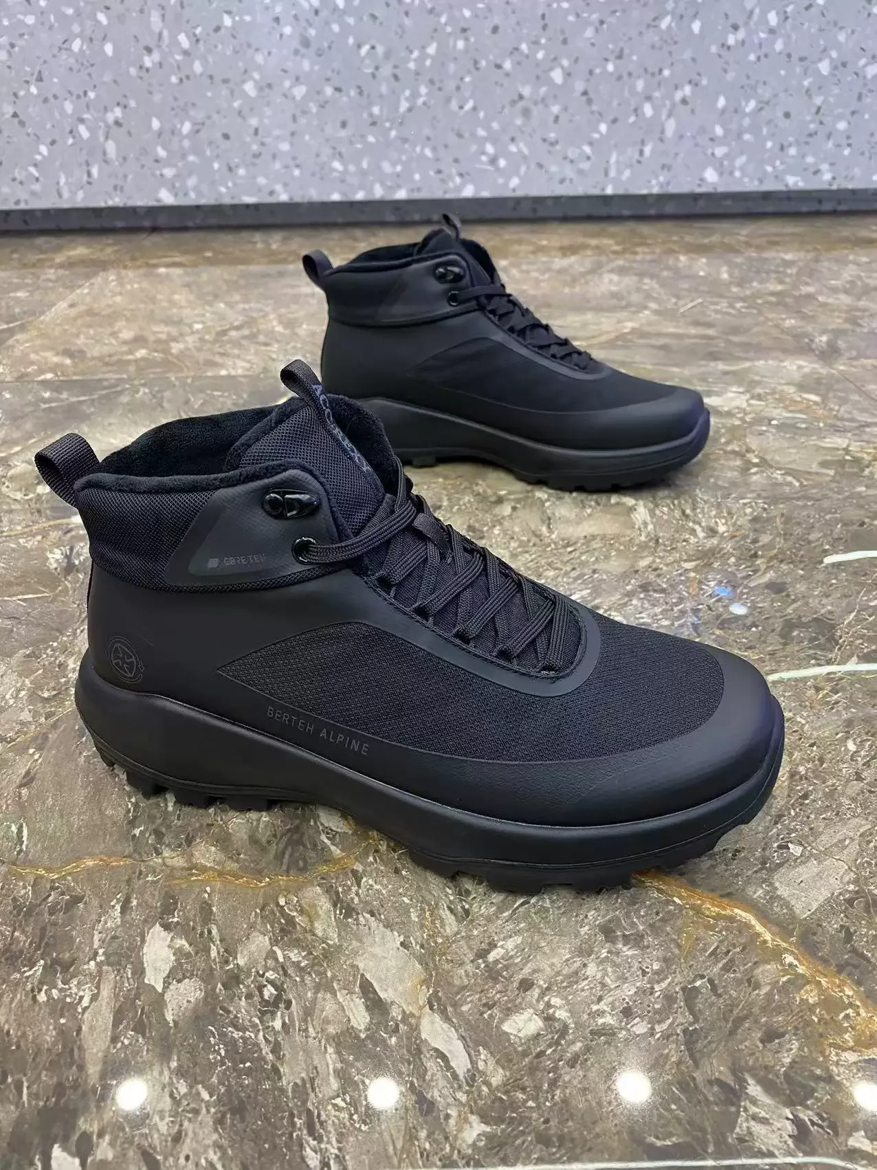 Imported men's black ankle boots Imported men's black ankle boots