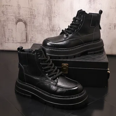 قیمت نیم بوت چرم مردانه ترند اورجینال