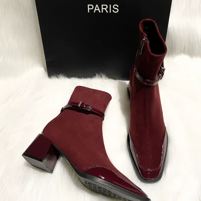 Women's side-zip foreign women's boots purchase