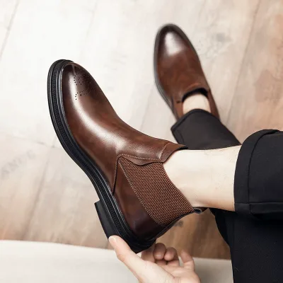 Men's external slip-on formal shoes