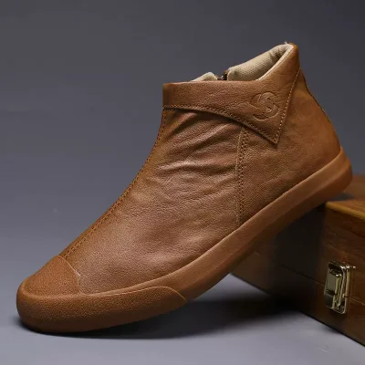 Imported men's side-zip ankle boot purchase price