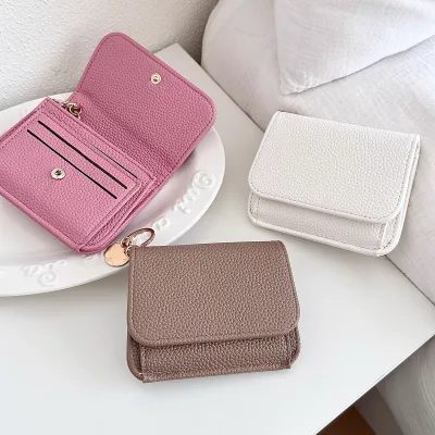 Photo of a stylish women's wallet in the latest fashion trend