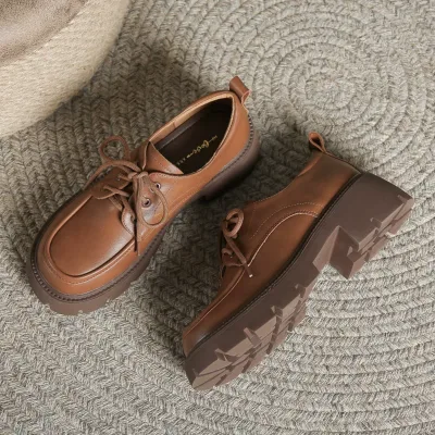 Stylish and trendy women's brown loafers for the year