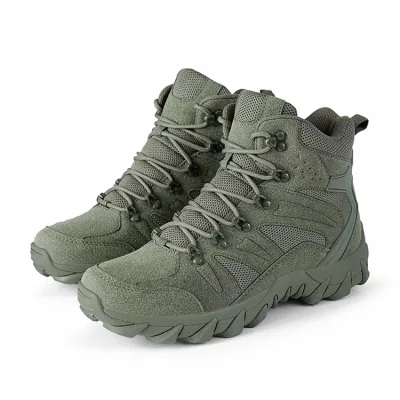 Original men's green ankle boots for purchase