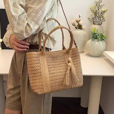 Photo of an original women's woven handbag model