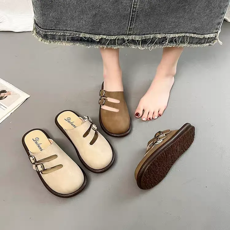 Fashionable women's leather slipper price Fashionable women's leather slippers price
