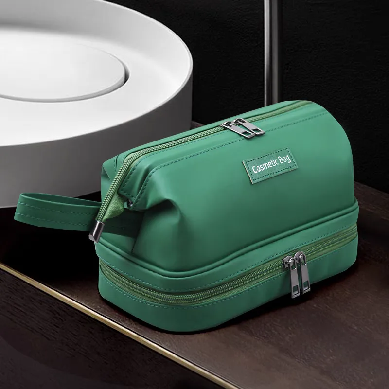 Buy two-tier girls' and women's genuine makeup bags Buy two-tier genuine girls' and women's makeup bag