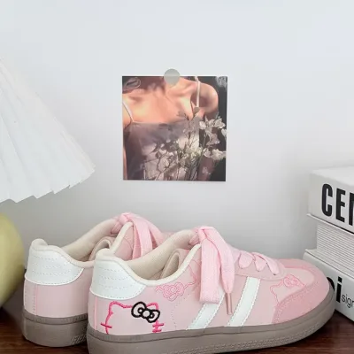 Price of genuine women's and girls' white pink sporty flat-heeled shoes