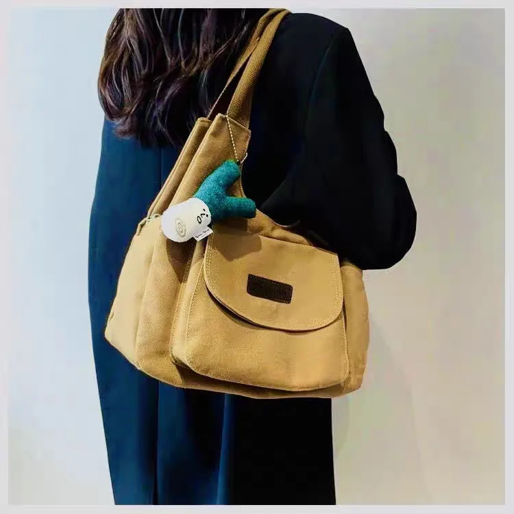 Price of women's and girls' trendy brown fabric shoulder bag Price of women's and girls' trendy brown fabric shoulder bag