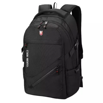 Photo of a large black laptop backpack for men and women, original