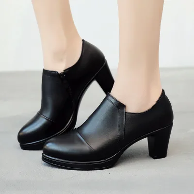 Formal women's leather shoe fashion year photo