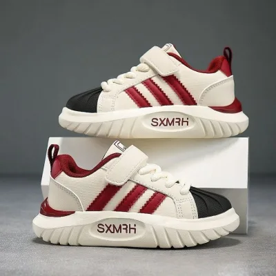 Imported slip-on children's sports sneakers photo