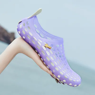 Imported women's and men's beach shoes photo