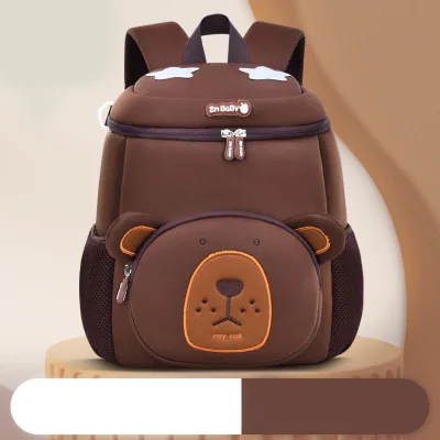 Original brown teddy bear children's doll bag for boys and girls