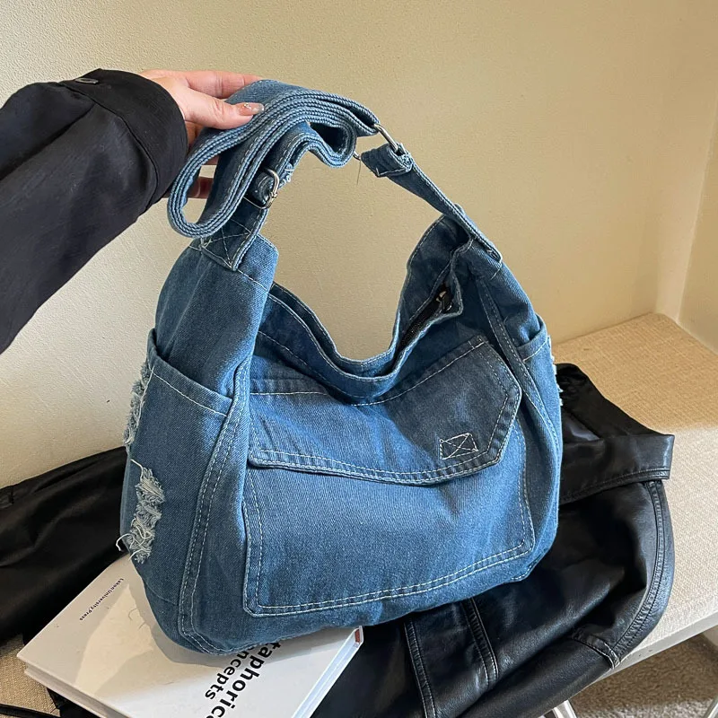 Original blue women's and girls' shoulder bag handbag purchase Original blue women's and girls' shoulder bag handbag purchase