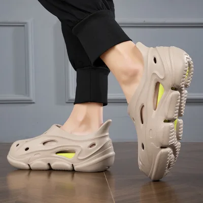 Women's and girls' trendy beach (pool) shoes in cream color by TrendDay